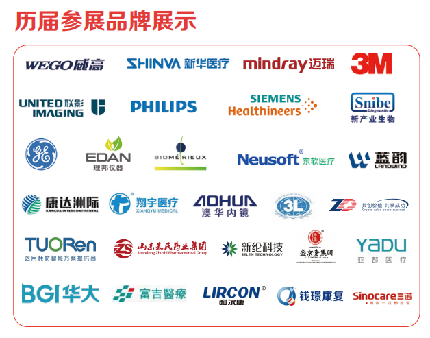 上海国际医疗器械展览会：历届参展品牌