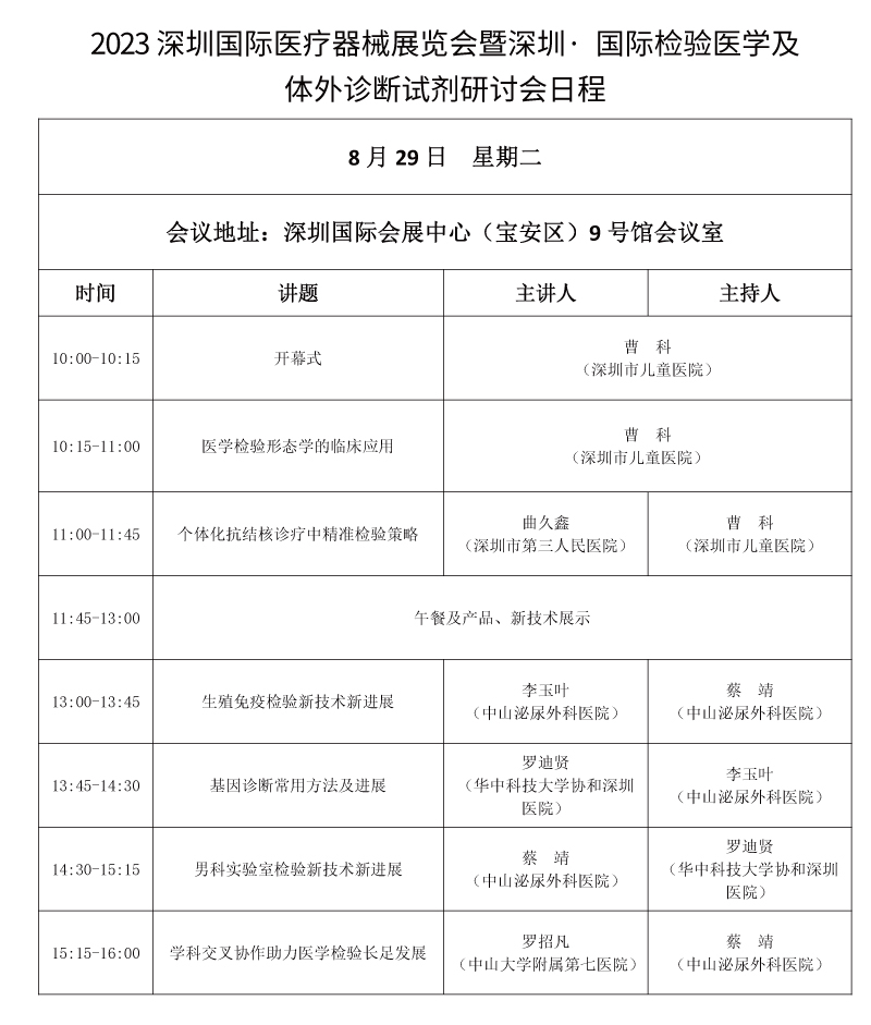 8月29日-31日开展！2023深圳国际医疗器械展览会参观指南